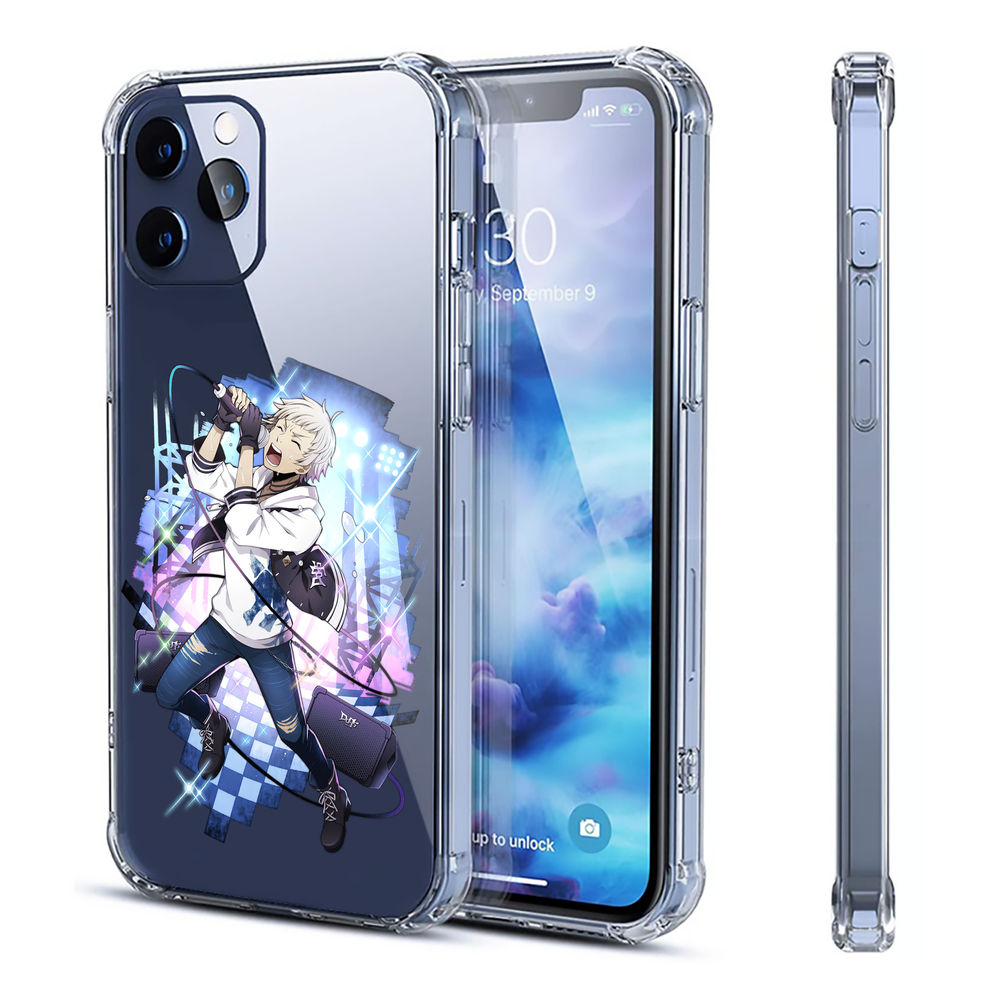 （画像用） 文豪ストレイドッグス Bungo Stray Dogs 【iPhone 12シリーズ対応】透明スマホケース（クリアソフトケース）